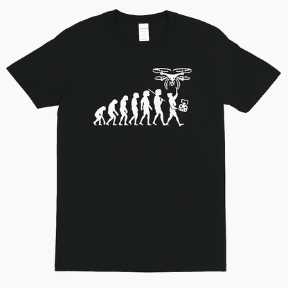 Evolution Drone Pilot T-Shirt – Unisex, Black, Sizes S-3XL
